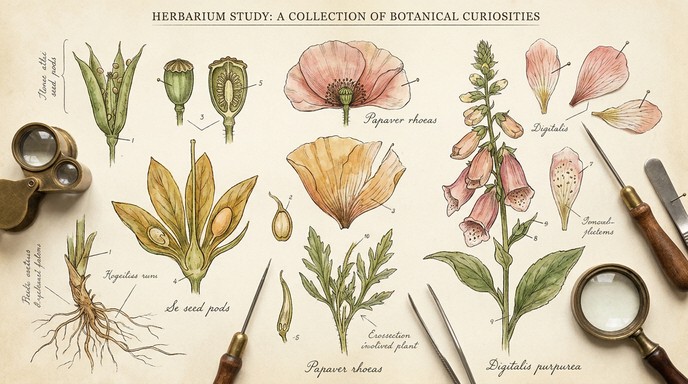 Free Botanical preservation study Image - Herbarium, Botanical ...