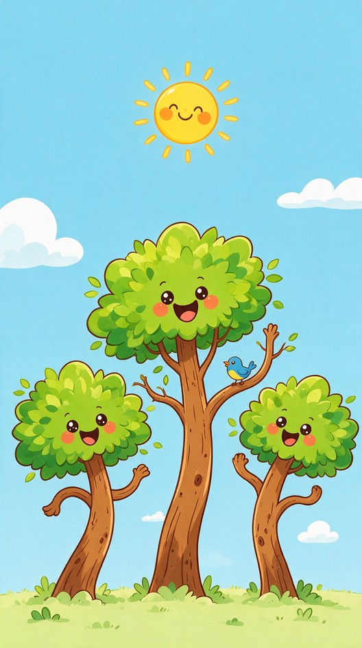 Download Happy Dancing Trees Stock Images for Free | StockCake