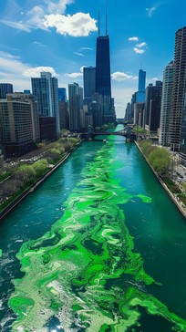 Free Green River Day Image - Green, River, City | Download at StockCake