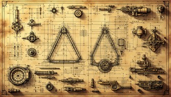 Free Ancient Engineering Blueprints Image - Blueprint, Technical ...