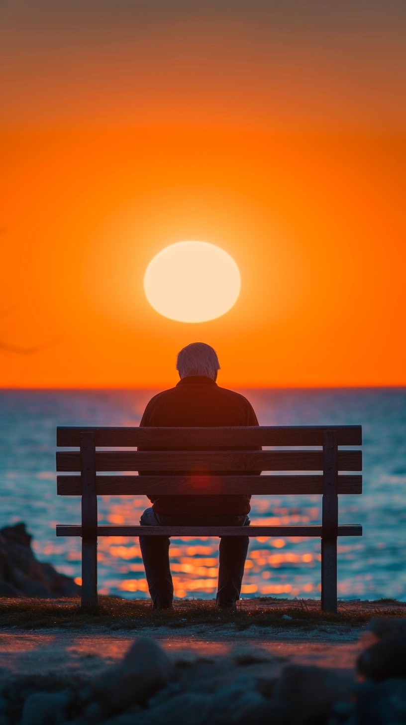 Solitude Setting Bench Free Sunset Solitude Moment Image - Sunset, Solitude, Bench | Download ...