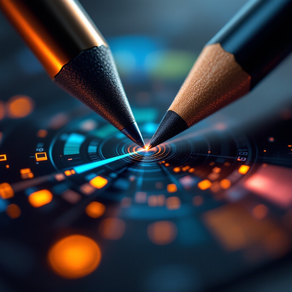 Free Digital Design Intersection Image - Stylus, Digital, Macro ...