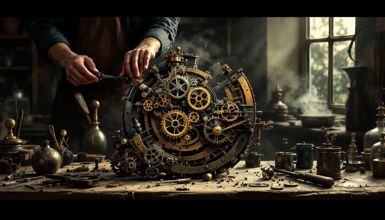 Clockwork Forgemaster Free Clockwork master crafting Image - Clockwork, Gears, Mechanical ...