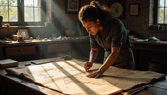 Free Mapping Ancient Worlds Image - Cartographer, Maps, Parchment ...