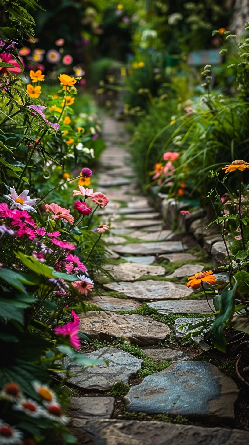 Free Floral Pathway Beauty Image - Pathway, Flowers, Garden | Download ...
