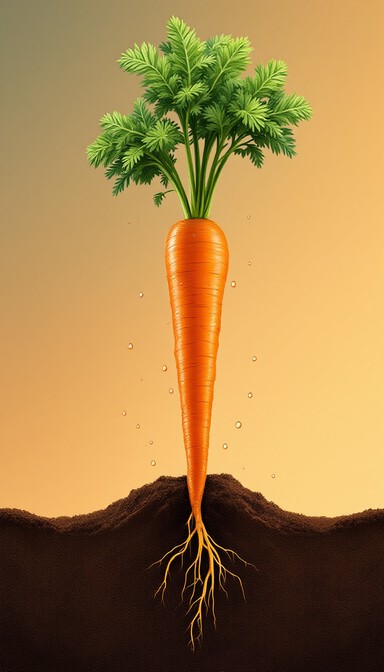 Free Carrot Root Revealed Image - Carrot, Root, Botanical | Download at ...
