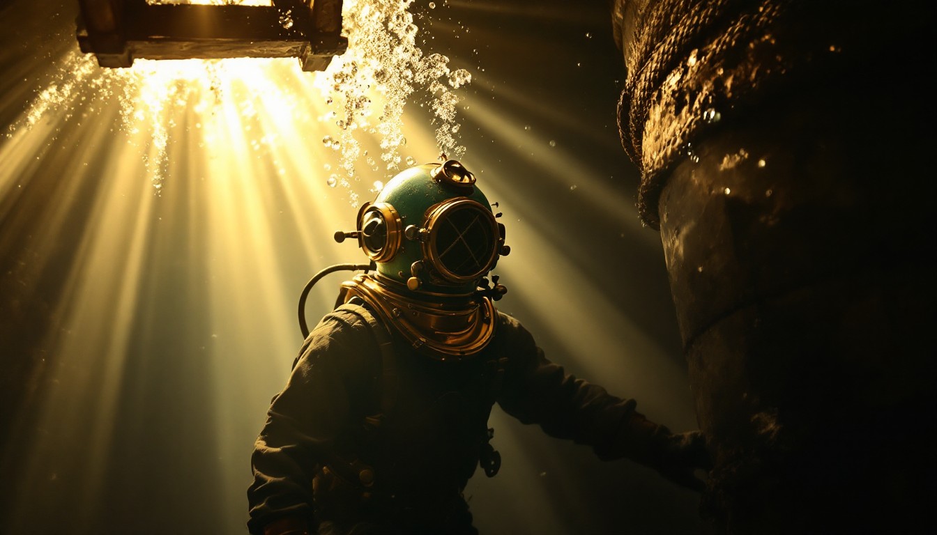 Free Deep Sea Explorer Image - Underwater, Diving, Vintage | Download ...