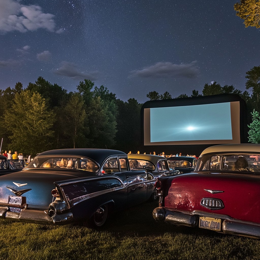 Free Drive-in Movie Night Image - Drive-in, Movie, Cars | Download at ...