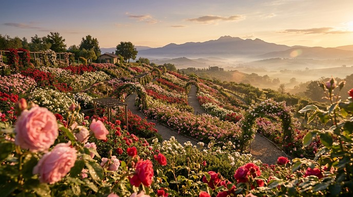 Free Endless Rose Paradise Image - Roses, Garden, Flowers | Download at ...