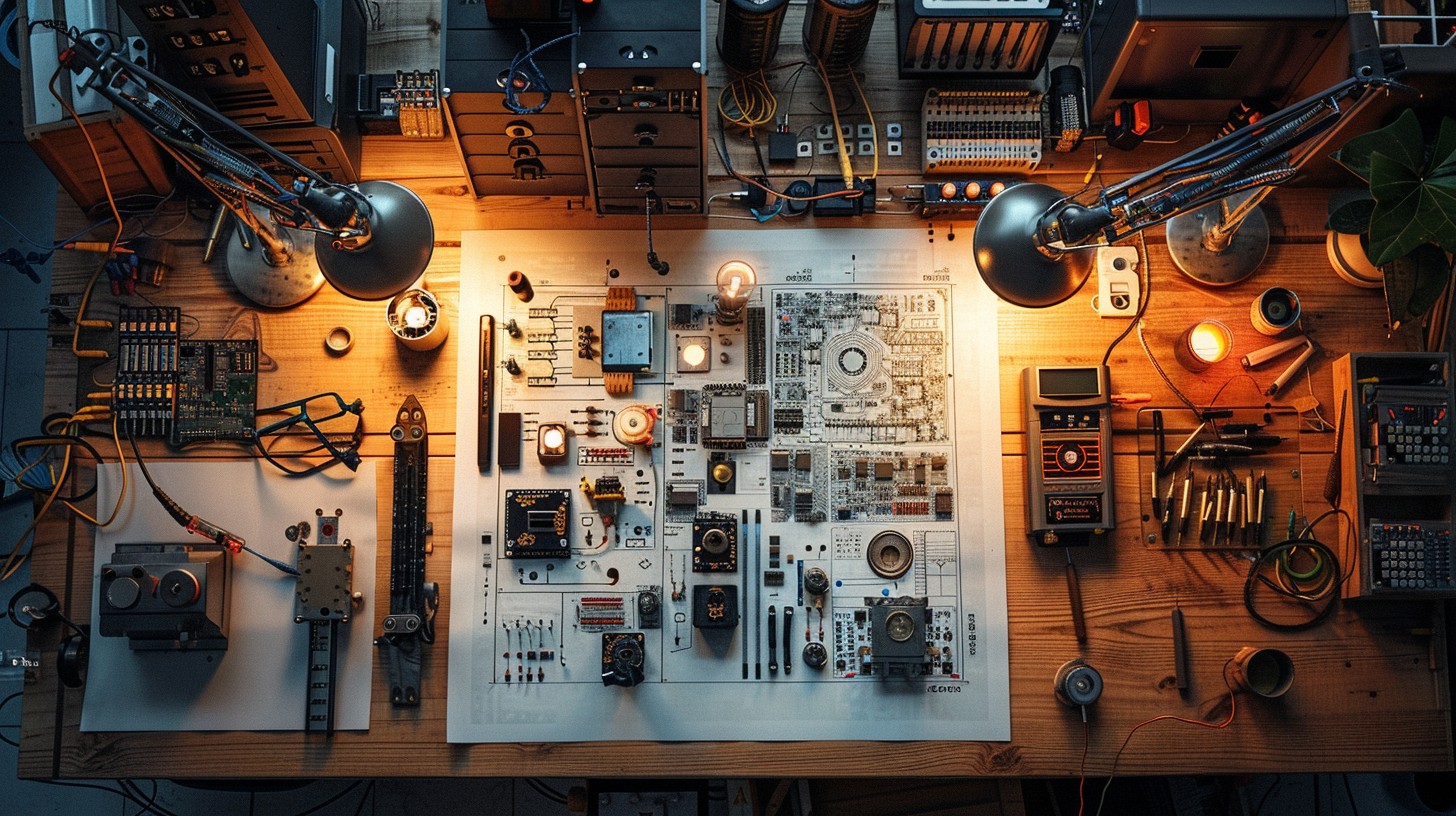 Free Electronics Workshop Illuminated Image - Electronics, Workshop ...