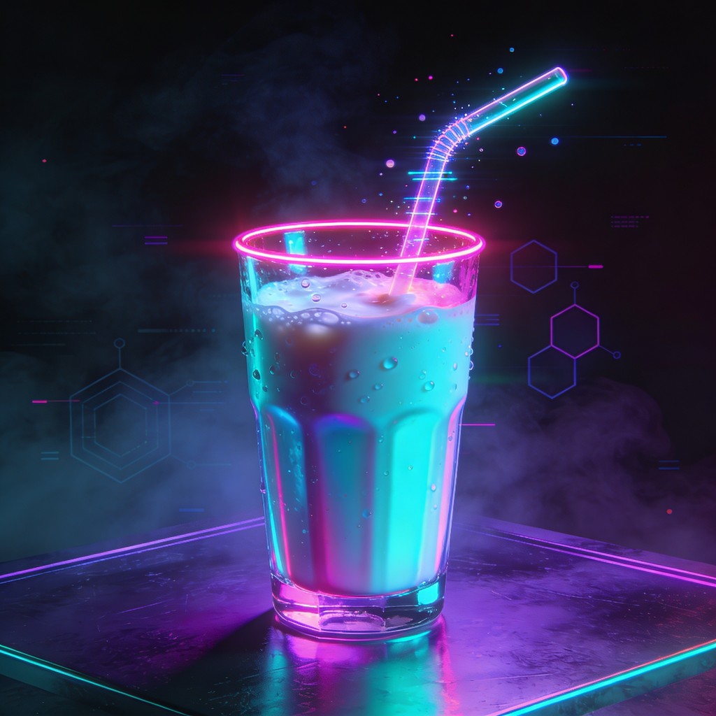 Free Neon Cyberpunk Milkshake Image - Cyberpunk, Neon, Futuristic ...