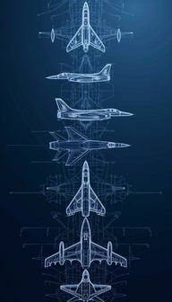Free Aviation Design Evolution Image - Aircraft, Blueprint, Jets ...