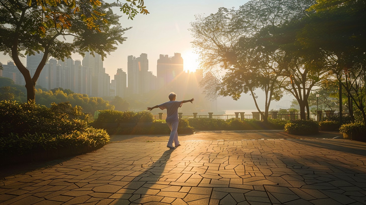 Free Morning Exercise Bliss Image - Morning, Exercise, Park | Download ...