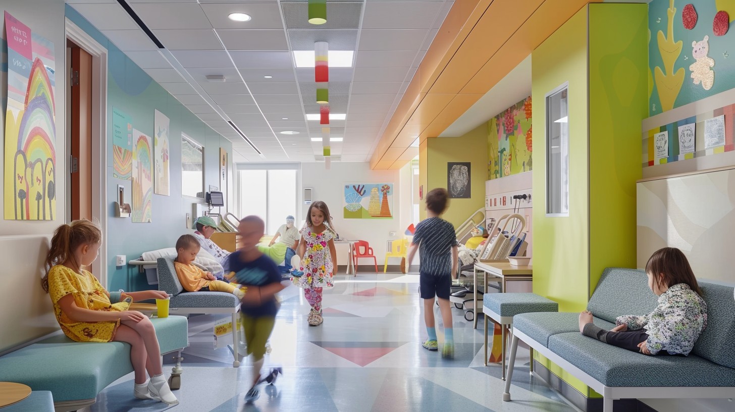 Free Colorful Pediatric Ward Image - Hospital, Children, Healthcare ...