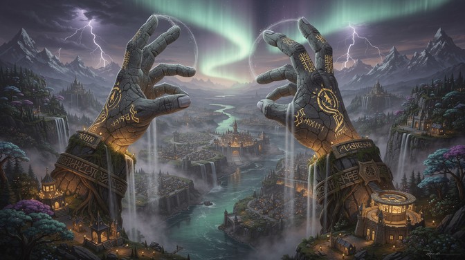 Titan Hand Rising Event Free Titan Hands Rising Image - Fantasy, Landscape, Hands | Download at ...