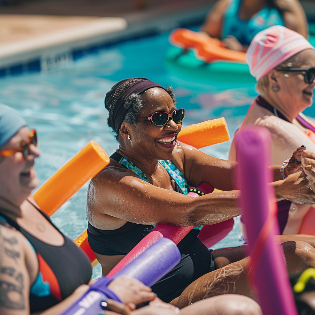 Free Pool Exercise Fun Image - Pool, Exercise, Fun | Download at StockCake