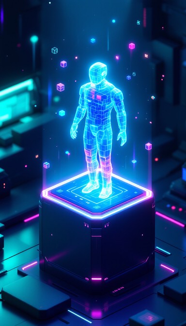 Free Holographic AI Assistant Image - Holographic, Ai, Assistant ...