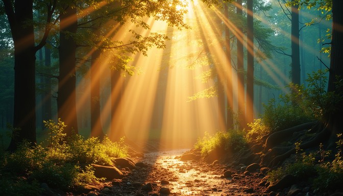 Free Magical Forest Light Image | Download at StockCake
