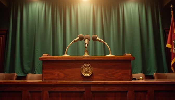 Free Official podium setting Image - Podium, Government, Official ...