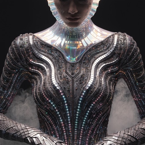 Free Cyber Armor Bodysuit Image - Cyberpunk, Fashion, Futuristic ...
