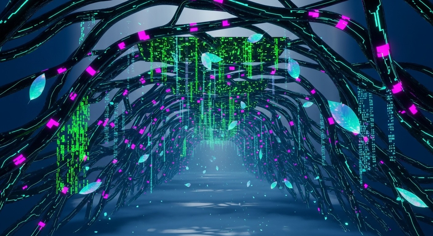 Free Neon Digital Tunnel Photo - Cyberpunk, Neon, Digital | Download at ...