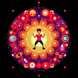 Free Pixel Workout Design Image - Fitness, Mandala, Pixel | Download at ...