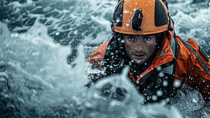 Download Intense Water Rescue Image - Rescue, Water, Bravery | StockCake
