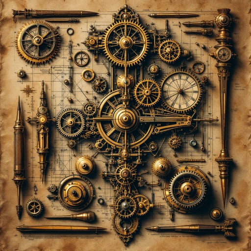 Technical Drawing Renaissance Free Renaissance Engineering Art Image - Gears, Clockwork, Brass ...