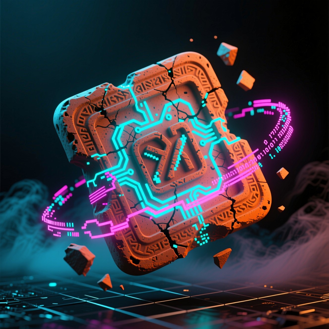 Free Terracotta Cyber Relic Image - Terracotta, Cyberpunk, Artifact ...