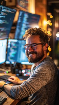 Free Focused Developer Working Image - Developer, Programmer, Coding ...