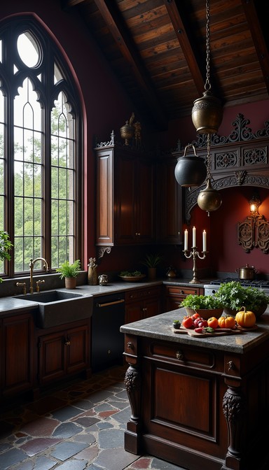 Free Gothic Kitchen Elegance Image - Gothic, Kitchen, Dark | Download ...
