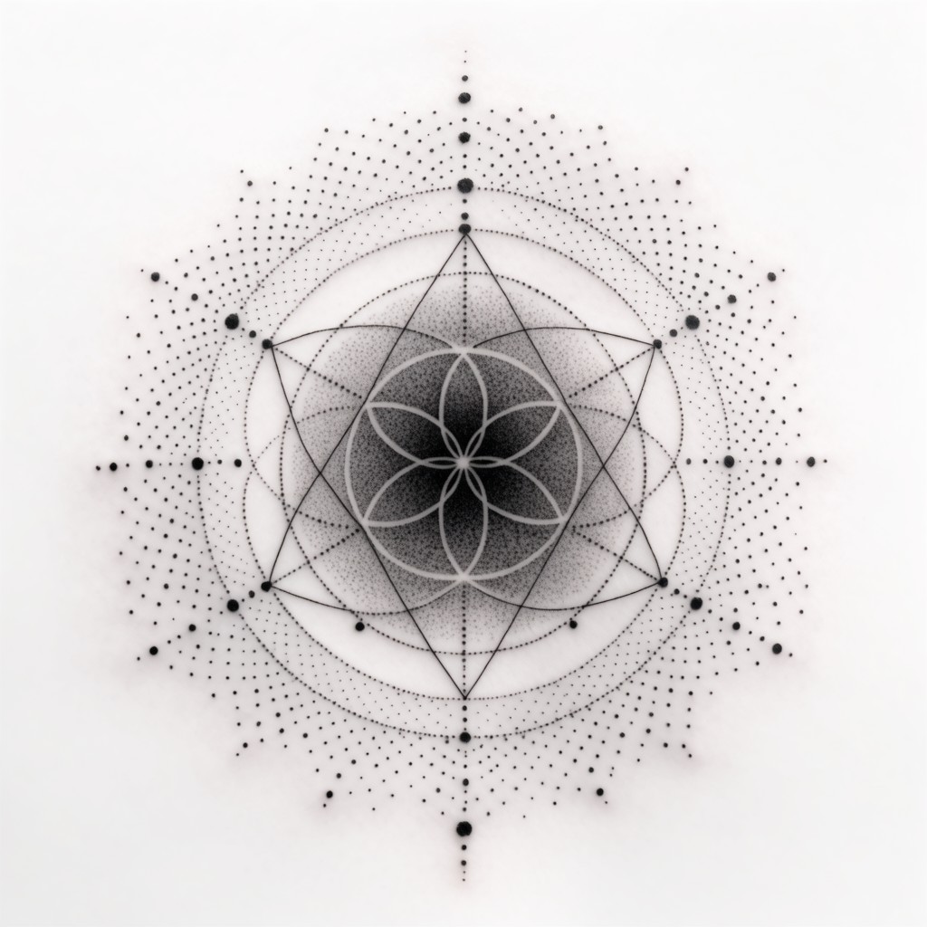 Download Sacred Geometric Mandala Image - Tattoo, Geometric, Mandala