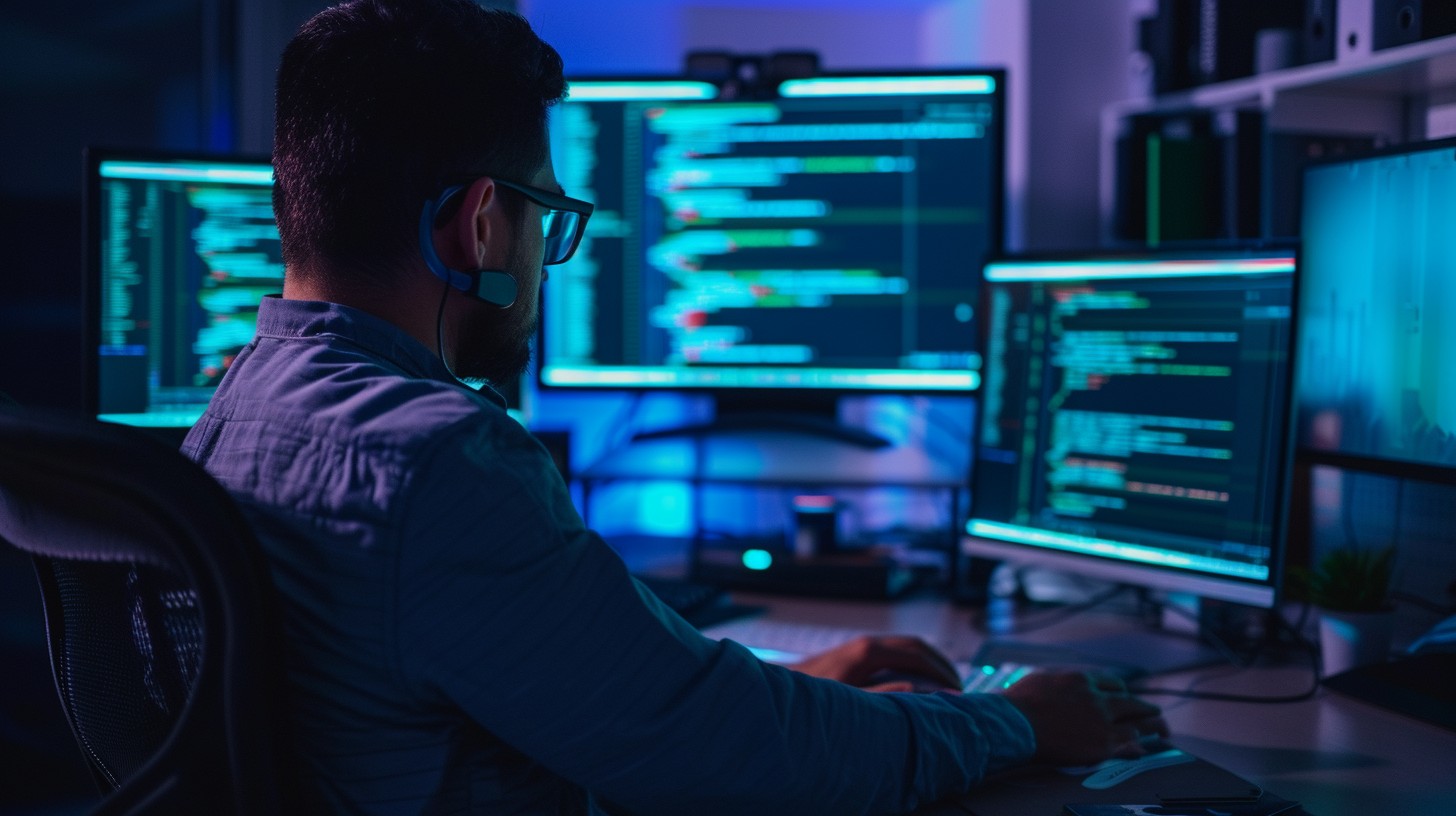 Free Developer at Work Image - Technology, Programmer, Computers ...