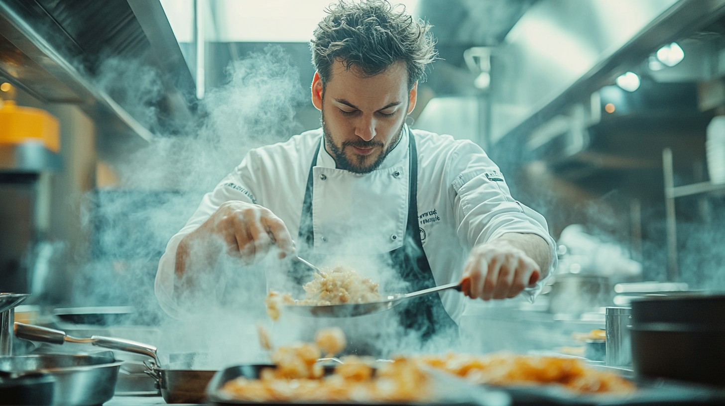 Free Chef cooking passionately Photo - Chef, Cooking, Kitchen ...