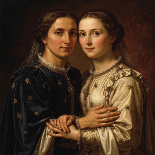 Free Two Becoming One Image - Portrait, Renaissance, Painting ...