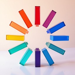 Free Prismatic Color Wheel Image - Geometric, Transparent, Colorful ...