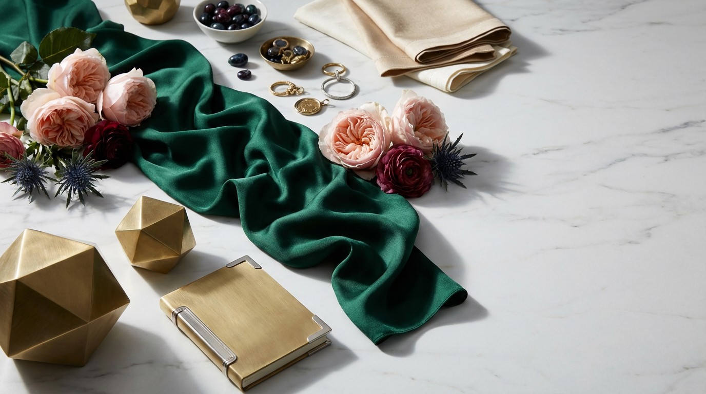 Free Emerald Elegance Display Image - Luxury, Emerald, Marble ...