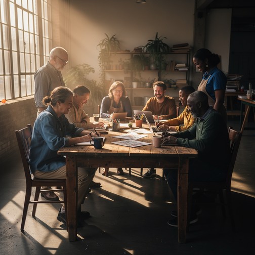 Free Collaborative Community Workspace Image - Collaboration, Teamwork ...