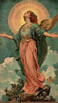 Angelic Que Free Angelic Radiant Figure Image - Angel, Radiant, Halo | Download at ...