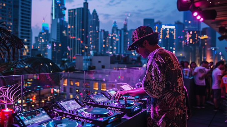 Dj Tonight Free DJ at Night Image - Dj, Music, Party | Download at StockCake
