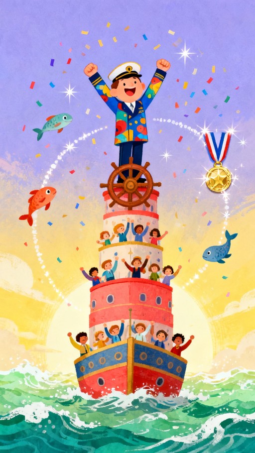 Free Captain at Sea Image | Download at StockCake