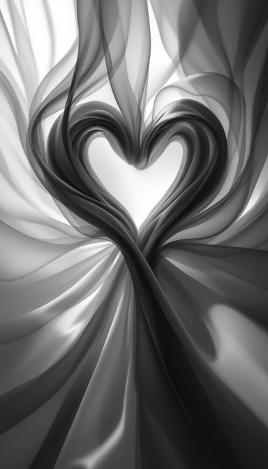 Free Flowing Heart Shadow Image - Heart, Minimal, Abstract | Download ...