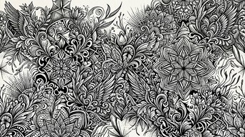 Free Intricate Ink Pattern Image - Illustration, Pattern, Ink ...
