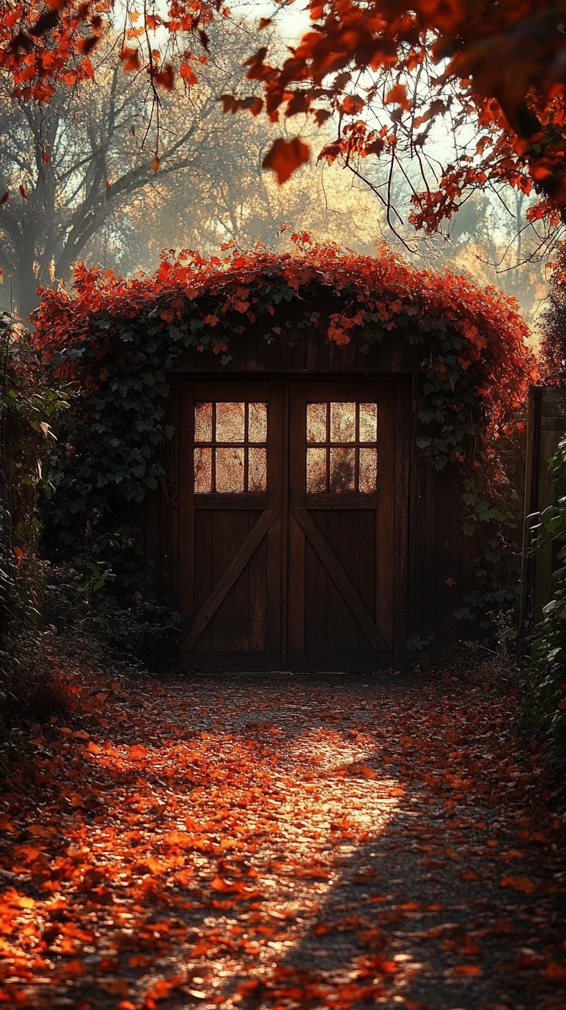 Free Autumn Garden Gate Image - Autumn, Gate, Garden | Download at ...
