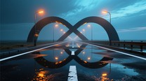Infinity Road Loop Free Infinite Road Journey Photo - Infinity, Road, Highway | Download ...