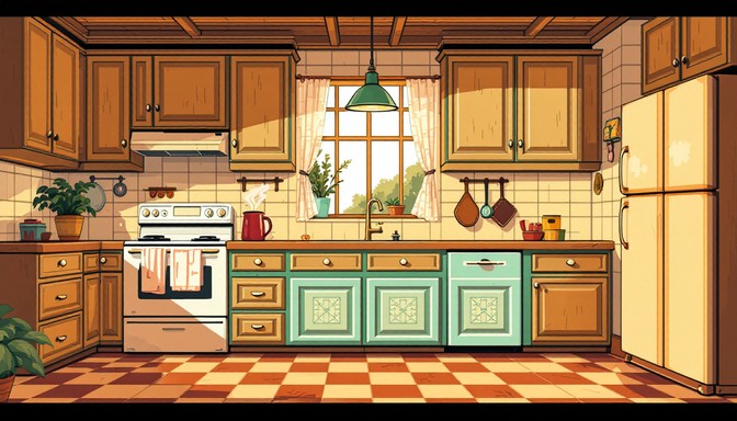 Free Cozy Pixel Kitchen Image - Pixel, Kitchen, Retro | Download at ...