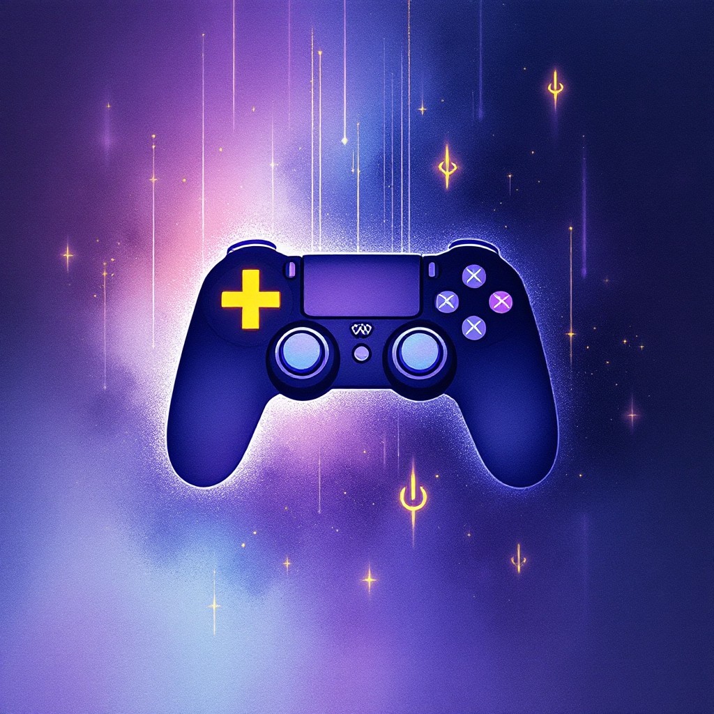 Free Gaming Dreams Glow Image - Gaming, Controller, Purple | Download ...