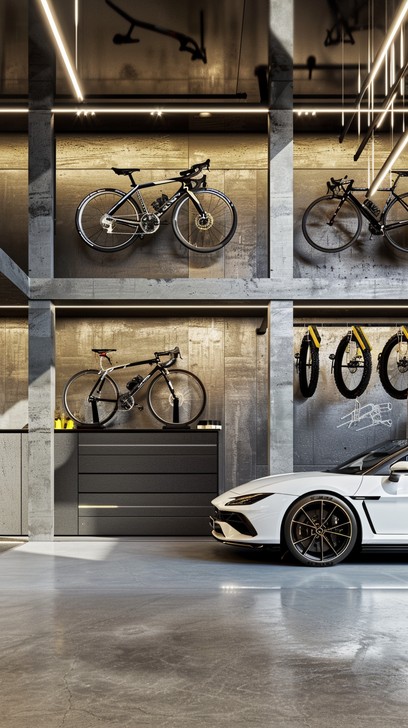 Snapshot of Luxury Garage Storage For High End Bicycles
