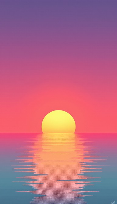 Free Sunset Ocean Serenity Image - Sunset, Ocean, Pixel | Download at ...