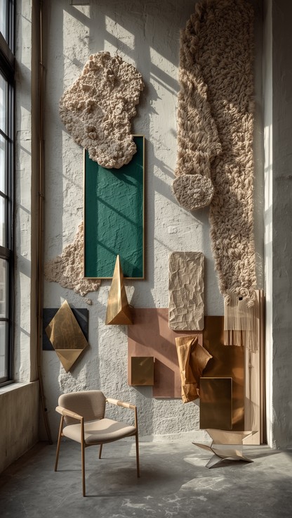Free Textured Sculptural Interior Image - Contemporary, Loft ...